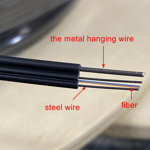Câble de <span class=keywords><strong>fibre</strong></span> optique Internet extérieur FTTH 1 2 4 cœurs 1km 2km 3km 4km Câble de descente de <span class=keywords><strong>fibre</strong></span> optique plat aérien G652D Prix d'usine Chine - Product Image 5