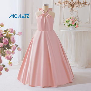 Maqtz Cô Gái Công Chúa Váy Nơ Voan <span class=keywords><strong>Puffy</strong></span> <span class=keywords><strong>Net</strong></span> Váy Áo Dài Thiết Kế Bé Gái Dresses alp653 - Product Image 1