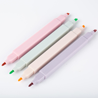 2025 Offre Spéciale écriture optimale double pointe Pastel surligneurs doux ciseau stylos cahier Oblique brosse Art marqueurs ensemble pour dessin