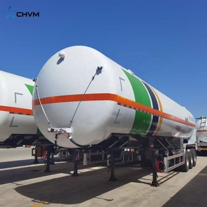 Semirremolque Cisterna <span class=keywords><strong>de</strong></span> Combustible GLP Usado <span class=keywords><strong>de</strong></span> 3 Ejes, 45000L / 50000L, Tanque <span class=keywords><strong>de</strong></span> Acero al Carbono o Aleación <span class=keywords><strong>de</strong></span> Aluminio, <span class=keywords><strong>Precio</strong></span> Accesible - Product Image 2