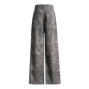 Bettergirl 2023 Jeans Street gran oferta Vintage bolsillo pierna ancha Jean camuflaje <span class=keywords><strong>pantalones</strong></span> sueltos Camo mujeres Cargo <span class=keywords><strong>Pantalones</strong></span> - Product Image 3