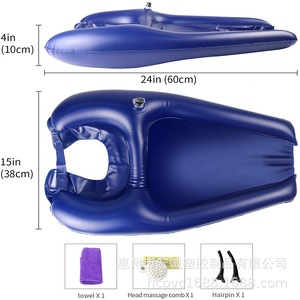 Lavabo Inflable de PVC, Portátil, Plegable, de Forma Irregular, para Uso Doméstico - Product Image 3