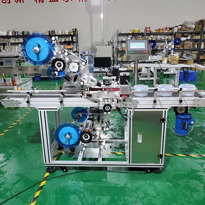 Tùy chỉnh chuyên nghiệp một loạt các <span class=keywords><strong>container</strong></span> Máy dán nhãn tự động vuông chai/tin có thể/chai ghi nhãn - Product Image 5