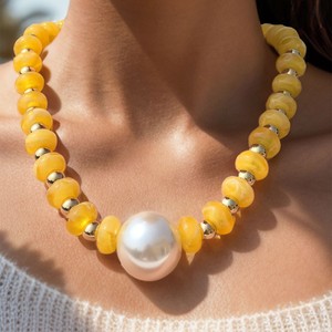 Collier de <span class=keywords><strong>perles</strong></span> Zooying faites à la main en pierre <span class=keywords><strong>Heishi</strong></span> colorée, motif géométrique disque volant, bijoux pour femme - Product Image 4