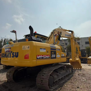 Precio barato Komatsu PC200 200-7 200-8 Maquinaria de movimiento de tierras Condición original Ingeniería Construcción Excavadora Lista para enviar - Product Image 3