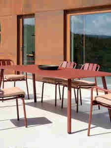 Ensemble de <span class=keywords><strong>bistro</strong></span> d'extérieur en fer moderne, table et chaises de 4 pièces pour cour Villa Milk Tea Cafe - Product Image 3