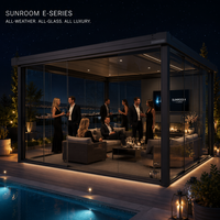 Pergola motorisée moderne en aluminium économique avec lames orientables, protection UV UPF 50+, imperméable, pour terrasse extérieure, jardin et villa