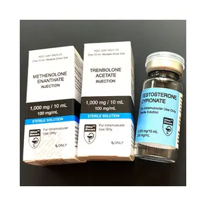 Vial Boxes and Labels 177 - TREN A 100 mg holographic box bodybuilding steriods injection 10ml vial labels steroides and boxes