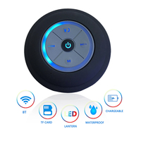 China fabricante Q9 portátil al aire libre LED Subwoofer ducha música caja de sonido inalámbrico impermeable BT altavoz móvil con TF/FM/AUX