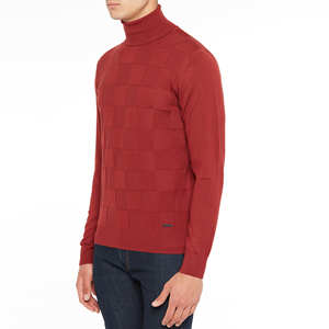 เสื้อคอเต่าแขนยาวสำหรับผู้ชาย,เสื้อกันหนาวแฟชั่นสไตล์อิตาลี - Product Image 3