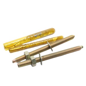 Wanqian Fasteners Chemical Anchors M12 Zinc Plated Hex Head Expansion Bolts For Concrete Anchoring - Product Image 1