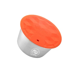 Filtro de Café y <span class=keywords><strong>Leche</strong></span> de Acero Inoxidable para Cápsulas Nescafé Dolce Gusto, Tapa de Plástico Reutilizable - Product Image 1