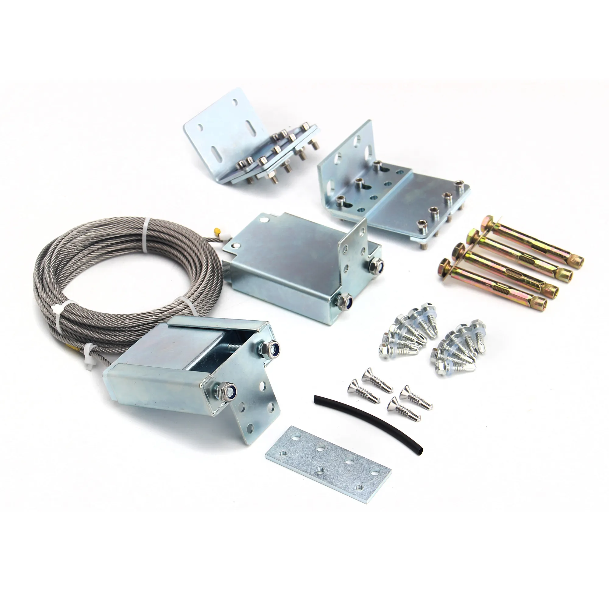 Kits d'accessoires de quincaillerie de porte coulissante automatique télescopique en acier inoxydable de haute qualité