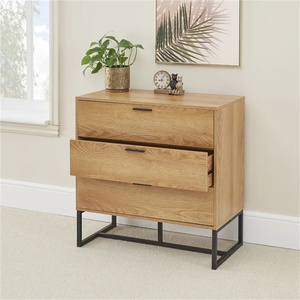 Grossista Moderno Salottino Entrate Box Cabinet Vanity Bebè fasciatoio mobili per la casa alto 3 cassetti cassettone - Product Image 6