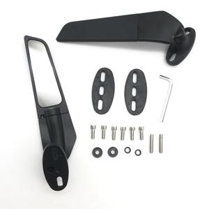 กระจกมองหลังแบบ Wing Fin สำหรับ <span class=keywords><strong>Honda</strong></span> <span class=keywords><strong>CBR</strong></span> 125 250 300 <span class=keywords><strong>500</strong></span> 600 650 <span class=keywords><strong>R</strong></span> <span class=keywords><strong>CBR</strong></span> 600 F4 - Product Image 3