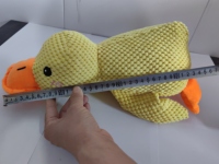 Jouet en peluche pour chien et chat - Petit canard jaune résistant aux morsures, sonore, pour soulager l'ennui, rechargeable