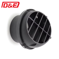 Grille d'aération en acier inoxydable argenté 75 mm, modèle CNDE 5444, pour chauffages diesel, nouvelle fixation pour camion, haute qualité, garantie 1 an, 60 mm/75 mm