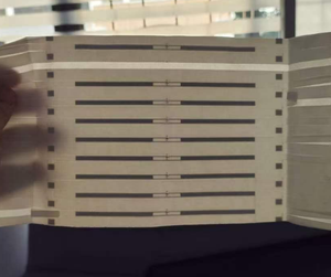 SID Global -230 UHF RFID 860-960 MHz EAS U8/M730/R6P Chip EM Strip <b>Library</b> <b>Books</b> Label with Tail Both Side Adhesive - Product Image 1