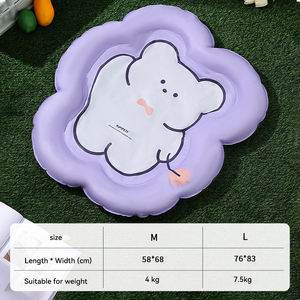 เตียงน้ำแข็งสำหรับสัตว์เลี้ยงสีม่วงที่นอนนุ่มให้ความเย็นระบายอากาศได้ดีสำหรับแมวสุนัขแมวฤดูร้อน - Product Image 5