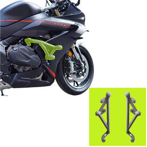 Barras Anticaída con Resorte para Motocicleta Qianjiang QJ <span class=keywords><strong>Sai</strong></span> / SRK 600RS, de Acero al Carbono Grueso TORST, Nuevas, Modificadas - Product Image 6