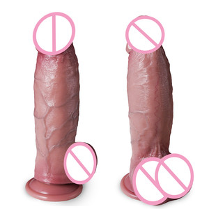 Dildo realista <span class=keywords><strong>con</strong></span> punto G, <span class=keywords><strong>juguetes</strong></span> sexuales anales para mujeres y hombres, dildo grande y grueso de 7 pulgadas <span class=keywords><strong>con</strong></span> fuerte ventosa - Product Image 1