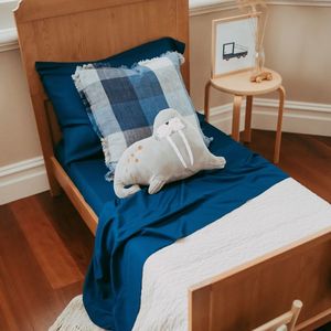 Cá nhân tre bé <span class=keywords><strong>Crib</strong></span> Sheets tùy chỉnh rắn màu <span class=keywords><strong>bedding</strong></span> <span class=keywords><strong>Set</strong></span> với pillowcase cover100 % tre cot tấm - Product Image 2