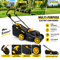 Tondeuse à gazon sans fil, alimentée par batterie au lithium, machine électrique pour couper l'herbe, pour jardin, cour, usage domestique