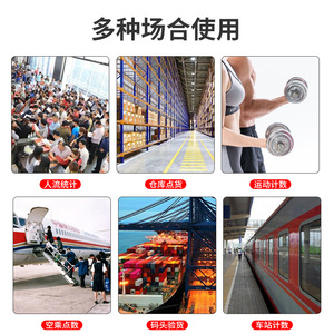 เครื่องนับจำนวนคนแบบแมนนวล Chuangyi Mechanical Counter สำหรับวัดการไหลของคน วัดจำนวนผู้โดยสาร - Product Image 3