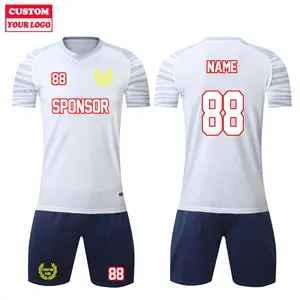 Fabrik preis 100% Polyester Schnellt rocknende atmungsaktive Club Herren uniform Benutzer definierte Argentinien Fußball USA Fußball Trikot Nationalmannschaft