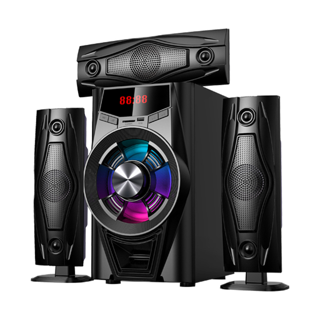 Multiduty 3.1 Surround Sound Home Theater Speaker with LED Light