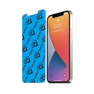 Fabrik Großhandel für iPhone 14 pro Max 13 12 X XR Vollklebstoff 9H 2.5D hochtransparenter Bildschirmschutz gehärtetes Glas blau für Telefon