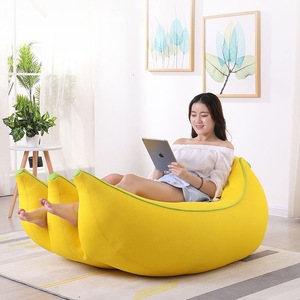Hot Funny Relaxing Chair Japanese Sofa Bed <strong>Banana</strong> Foam Fruit Shaped <strong>Bean</strong> <strong>Bags</strong> - Product Image 3