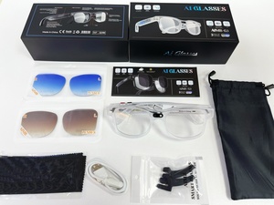 Lunettes Intelligentes G3 avec Caméra 4K, WiFi, Traduction, Étanchéité IP67, Contrôle Tactile, Enregistrement Vidéo Silencieux, Assistant Vocal IA et Microphone - Product Image 5