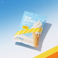 Commerciële ijspoedermix voor softijs, makkelijk te bereiden, romige smaak, lange houdbaarheid