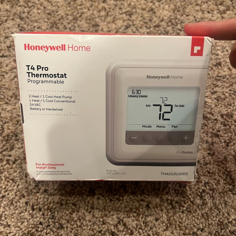 Brand New TH4210U2002 T4 Pro <strong>Programmable</strong> <strong>Thermostat</strong> 2H/1C 1H/1C for Plc Fast Shipping