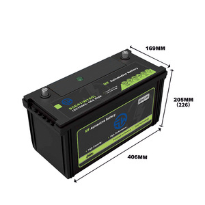 แบตเตอรี่รถยนต์ N100 12V 100Ah สำหรับรถยนต์ รถบรรทุก เครื่องปั่นไฟ ใช้สตาร์ทฉุกเฉิน - Product Image 2
