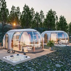 Maison Capsule Moderne Salon Préfabriqué Dôme <span class=keywords><strong>Bulle</strong></span> Extérieur Transparent PC Tente de Glamping pour Campings et Complexes Hôteliers - Product Image 1