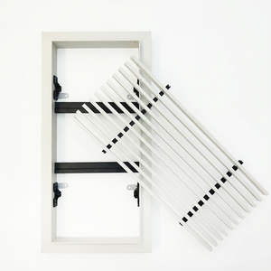 <span class=keywords><strong>PVC</strong></span>-Gipskartonplatte mit Voreingebauter Eingelassener Linearer Luftauslassleiste Verdecktes Design HVAC Klimaanlage Belüftung - Product Image 3