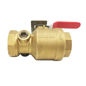 UL/FM approved 1 inch 1.5 inch 2 inch brass test & drain valve for fire fighting