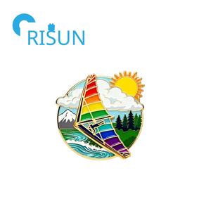 Spille con Logo personalizzato con smalto per <span class=keywords><strong>deltaplano</strong></span> per parapendio - Product Image 4