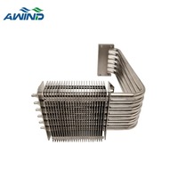 Dissipateur thermique en aluminium en forme de U haute puissance avec tube en cuivre à souder, tube en cuivre, soudage personnalisé, dissipateur thermique pour PC, processeur, ordinateur, 100 x 40 mm