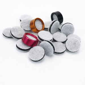 Anillo Metálico Reutilizable con Filtros de Repuesto, Filtro de Carbón Activado para Embudo Bucal de Silicona Universal (4 Anillos/30 Filtros) - Product Image 4