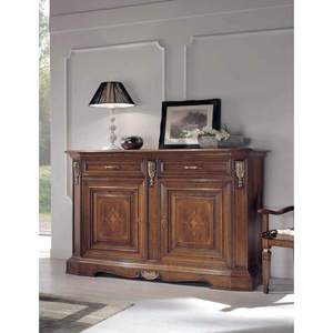 Credente credenza con 2 ante e 2 cassetti con intricato Design Intarsia - Product Image 1