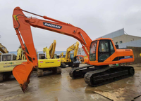 Offre Spéciale – Excavatrice Intermédiaire d'Occasion Doosan DH220 d'Origine Coréenne, Entièrement Inspectée, Faible Kilométrage, Idéale pour les Travaux de Fondation Routière et de Terrassement