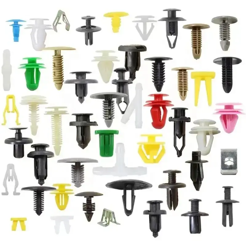 A03 Black Body Clips And Fasteners Plastic Rivets 100PCS/BAG