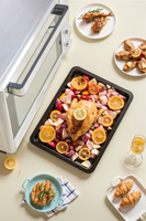 Four électrique multifonctionnel, friteuse à air et rôtissoire vapeur pour rôtir la viande, griller le pain et cuire la pizza