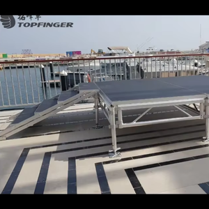 Hot Sale Adjustable 1.22m x 1.22m Outdoor Dance Concert <b>Platform</b> Portable Aluminum Plywood Event <b>Stage</b> - Product Image 2