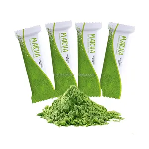 Custom green tea powder sachets matcha stick Individual packing sachet