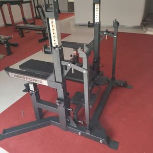 Heavy Weight Competition <b>Squat</b> <b>Rack</b> With <b>Bench</b> Solid Frame Commercial Gym Power Training Machine - Product Image 4
