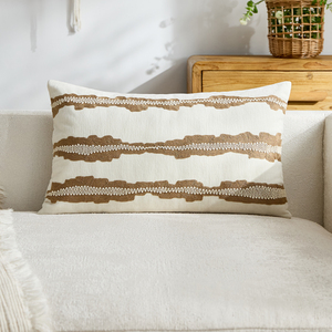 Funda <span class=keywords><strong>de</strong></span> Cojín Boho con Textura Moderna, Funda <span class=keywords><strong>de</strong></span> Almohada Decorativa <span class=keywords><strong>de</strong></span> Algodón Tejido, Funda <span class=keywords><strong>de</strong></span> Almohada Lumbar para Decoración <span class=keywords><strong>de</strong></span> <span class=keywords><strong>Sofá</strong></span> - Product Image 4